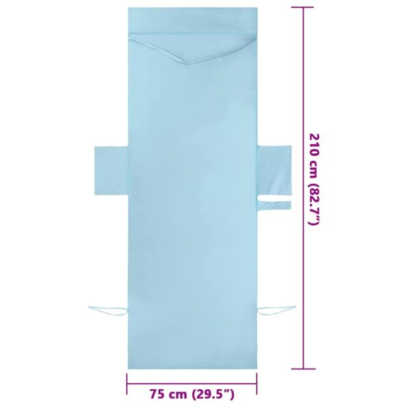 vidaXL Osušky pre ležadlo 2 pcs Modrá 210 x 75 cm Polyester a polyamid – Obrázok 10