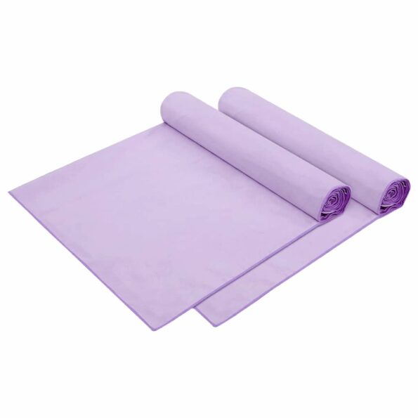 vidaXL Osušky pre ležadlo 2 pcs Fialová 210 x 75 cm – Obrázok 2