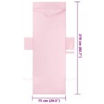 vidaXL Osušky pre ležadlo 2 pcs Ružová 210 x 75 cm – Obrázok 10