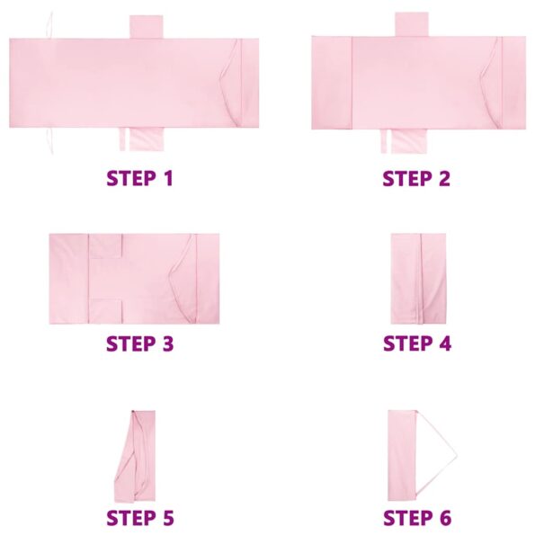 vidaXL Osušky pre ležadlo 2 pcs Ružová 210 x 75 cm – Obrázok 12