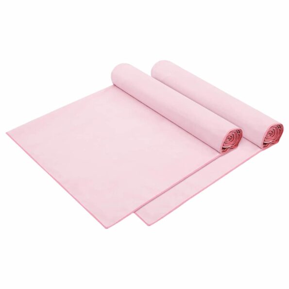 vidaXL Osušky pre ležadlo 2 pcs Ružová 210 x 75 cm – Obrázok 2
