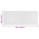 vidaXL Sieť proti hmyzu Biela 2 x 5 m HDPE – Obrázok 6