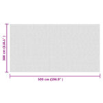 vidaXL Sieť proti hmyzu Biela 3 x 5 m HDPE – Obrázok 6