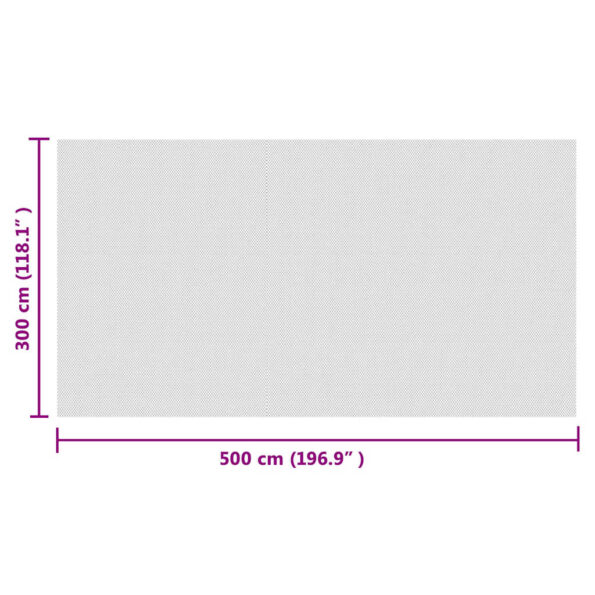 vidaXL Sieť proti hmyzu Biela 3 x 5 m HDPE – Obrázok 6