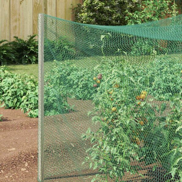 vidaXL Siete na ochranu vtákov Zelená 2 x 5 m HDPE – Obrázok 3