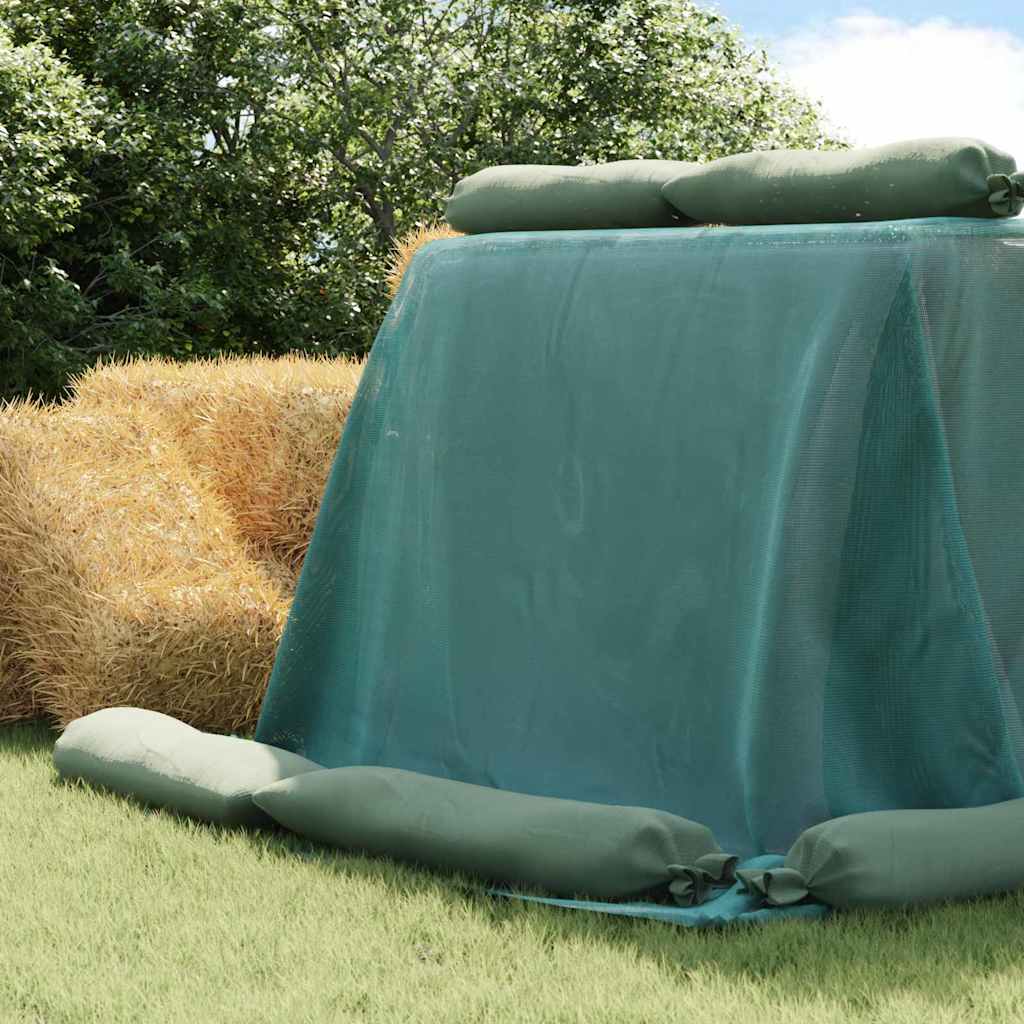 42011534_1.jpg vidaXL Kryt na silo Zelená 8 x 5 m HDPE – Obrázok 1