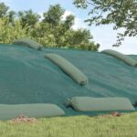 vidaXL Kryt na silo Zelená 12 x 5 m HDPE – Obrázok 3