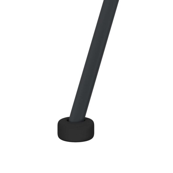 vidaXL Jedálenská stolička 2 pcs Čierna 65 x 55,5 x 81 cm – Obrázok 10