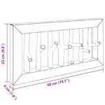 vidaXL Háčik na kabáty Prírodná 50 x 10 x 25 cm – Obrázok 10