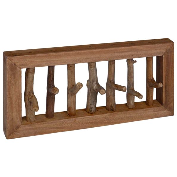 vidaXL Háčik na kabáty Prírodná 50 x 10 x 25 cm – Obrázok 2