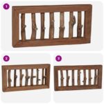vidaXL Háčik na kabáty Prírodná 50 x 10 x 25 cm – Obrázok 4
