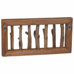 vidaXL Háčik na kabáty Prírodná 50 x 10 x 25 cm – Obrázok 7