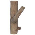 vidaXL Háčik Hnedá 4 x 4 x 14 cm Masívne obnovené drevo – Obrázok 6