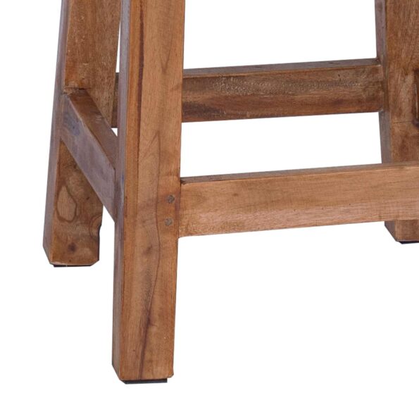 vidaXL Stolička Prírodná 30 x 30 x 47 cm Mahagónové drevo – Obrázok 8