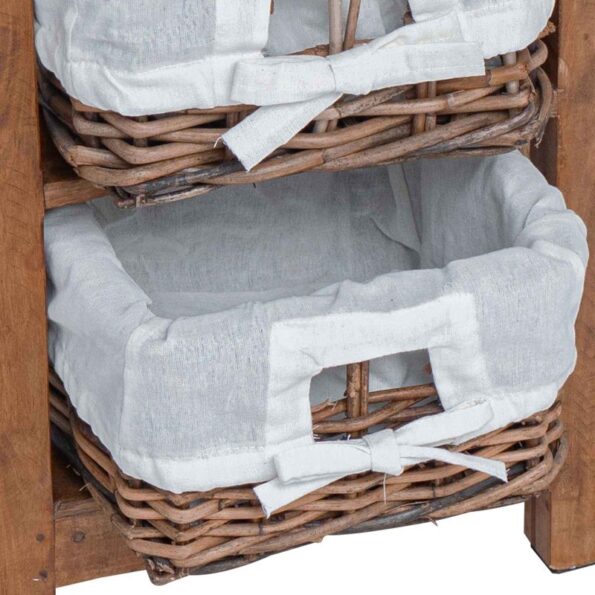 vidaXL Bočný stôl Hnedá 38 x 28 x 50 cm Mahagónový masív – Obrázok 8