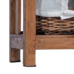 vidaXL Bočný stôl Hnedá 38 x 28 x 72 cm Mahagónový masív – Obrázok 10