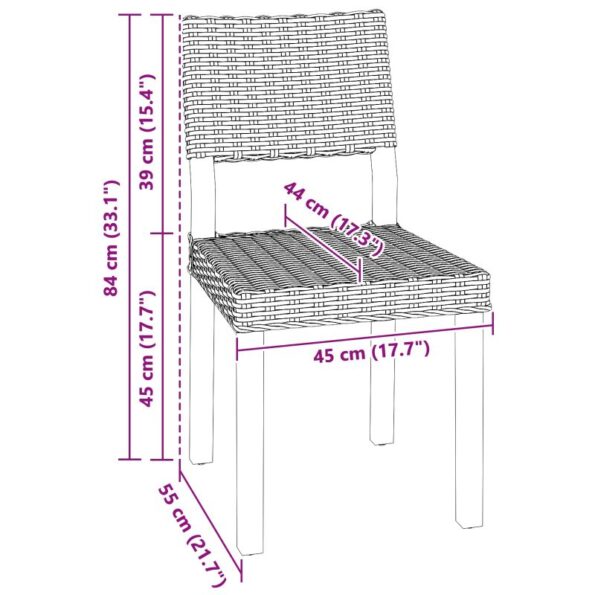 vidaXL Biely umývať 45 x 55 x 84 cm – Obrázok 11