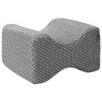 vidaXL Vankúš s vankúšom Sivá 26 x 21 x 15 cm Polyester – Obrázok 2