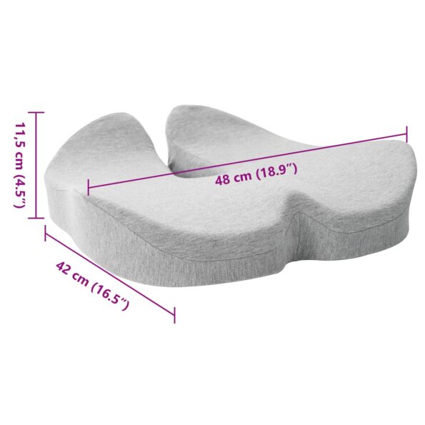 vidaXL Vankúš s vankúšom Svetlosivá 50 x 43 x 10 cm Bavlna – Obrázok 11