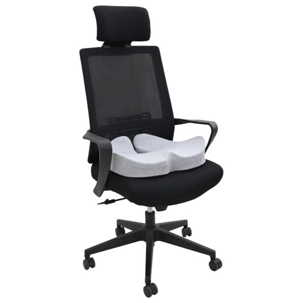 vidaXL Vankúš s vankúšom Svetlosivá 50 x 43 x 10 cm Bavlna – Obrázok 2