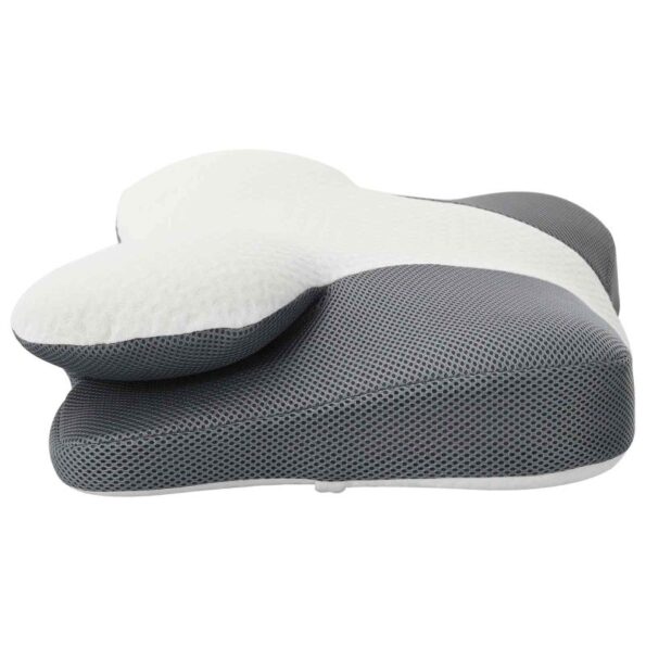 vidaXL Vankúš s vankúšom Biela 59 x 38 x 14 cm Polyester – Obrázok 6