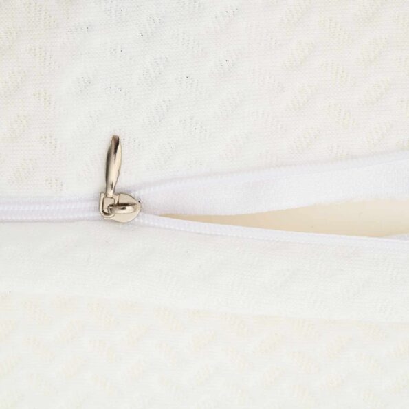 vidaXL Vankúš s vankúšom Biela 59 x 38 x 14 cm Polyester – Obrázok 9