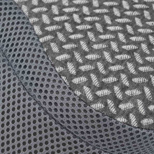 vidaXL Vankúš s vankúšom Sivá 60 x 37 x 13 cm Polyester – Obrázok 10