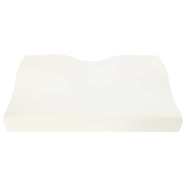 vidaXL Vankúš s vankúšom Biela 60 x 34 x 11 cm Polyester – Obrázok 5