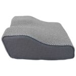 vidaXL Vankúš s vankúšom Sivá 60 x 34 x 11 cm Polyester – Obrázok 6