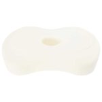 vidaXL Vankúš s vankúšom Biela 55 x 36 x 10 cm Polyester – Obrázok 5