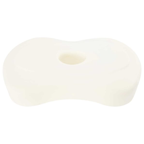 vidaXL Vankúš s vankúšom Biela 55 x 36 x 10 cm Polyester – Obrázok 5