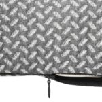 vidaXL Vankúš s vankúšom Sivá 55 x 36 x 10 cm Polyester – Obrázok 9