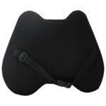 vidaXL Vankúš s vankúšom Nastaviteľná Čierna 42 x 32 x 14 cm Polyester – Obrázok 7