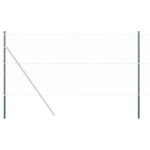 vidaXL Plotové stĺpy 2 pcs Zelená 180 cm Povrchovo upravená oceľ – Obrázok 2