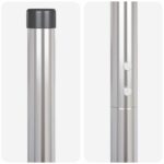 vidaXL Plotové stĺpy 2 pcs Strieborná 130 cm Pozinkovaná oceľ – Obrázok 6