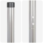 vidaXL Plotové stĺpy 12 pcs Strieborná 140 cm Pozinkovaná oceľ – Obrázok 4