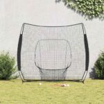 vidaXL Baseball a softball Čierna 250 x 106 x 209 cm Polyester – Obrázok 3