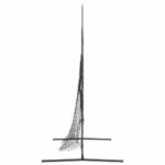 vidaXL Baseball a softball Čierna 250 x 106 x 209 cm Polyester – Obrázok 6