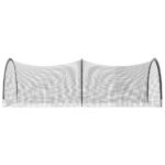 vidaXL Baseball a softball Čierna 702 x 369,5 x 243,5 cm Polyester – Obrázok 5