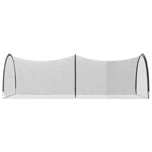 vidaXL Baseball a softball Čierna 702 x 369,5 x 243,5 cm Polyester – Obrázok 5