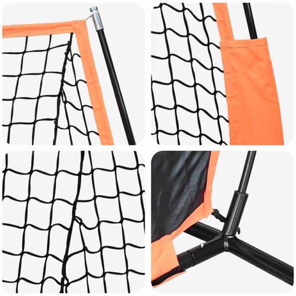 vidaXL Pomôcky na tréning Čierna 214 x 106.5 x 210 cm Polyester – Obrázok 8