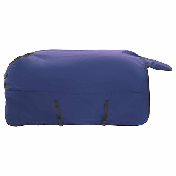 vidaXL Plášť pre kone Tmavozelená a čierna 95 cm Polyester – Obrázok 4