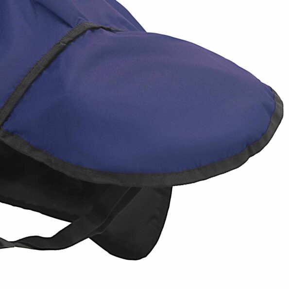 vidaXL Plášť pre kone Tmavozelená a čierna 95 cm Polyester – Obrázok 7