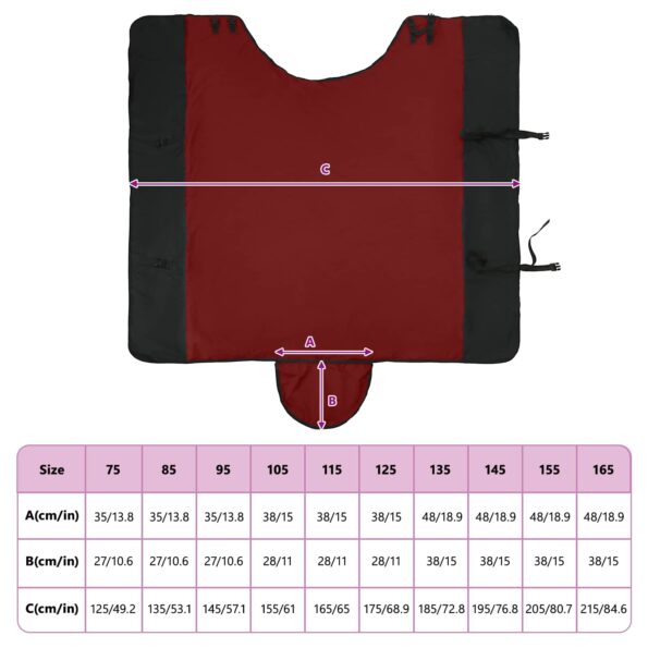 vidaXL Plášť pre kone Tmavozelená a čierna 145 cm Polyester – Obrázok 11