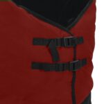 vidaXL Plášť pre kone Tmavozelená a čierna 145 cm Polyester – Obrázok 8