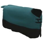 vidaXL Plášť pre kone Tmavozelená a čierna 75 cm Polyester – Obrázok 3