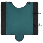 vidaXL Plášť pre kone Tmavozelená a čierna 125 cm Polyester – Obrázok 6