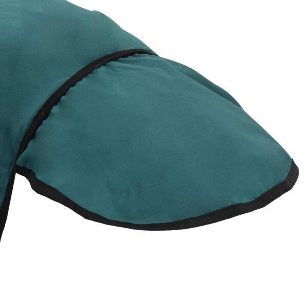 vidaXL Plášť pre kone Tmavozelená a čierna 125 cm Polyester – Obrázok 8