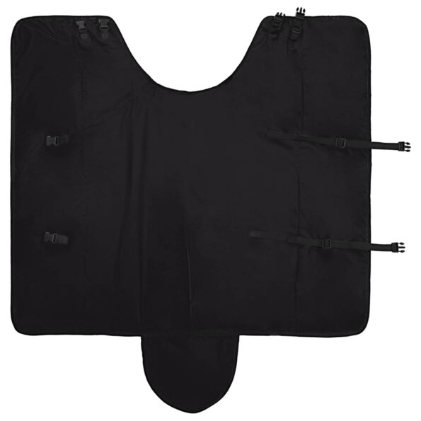 vidaXL Plášť pre kone Tmavozelená a čierna 125 cm Polyester – Obrázok 6
