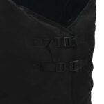 vidaXL Plášť pre kone Tmavozelená a čierna 165 cm Polyester – Obrázok 7